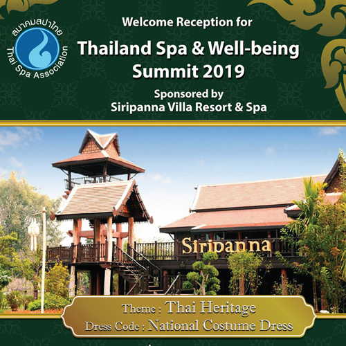Welcome Reception for Thailand Spa & Well-being Summit 2019